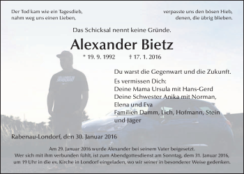 Profilbild von Alexander Bietz