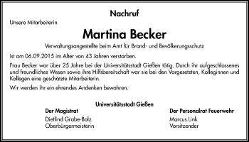 Profilbild von Martina Becker