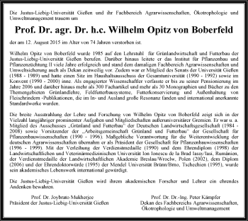 Profilbild von Wilhelm Opitz von Boberfeld