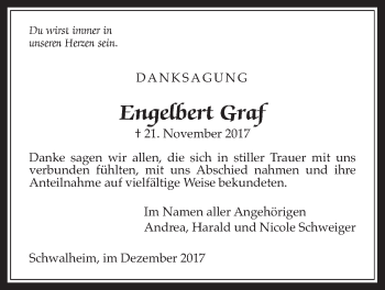 Traueranzeige von Engelbert Graf von Wetterauer Zeitung, Wetterauer Zeitung