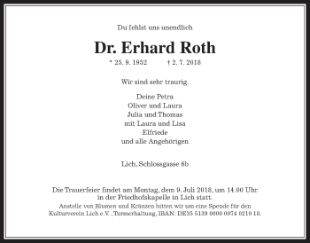 Profilbild von Erhard Roth