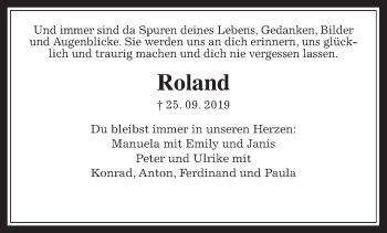 Traueranzeige von Roland Heil von Wetterauer Zeitung