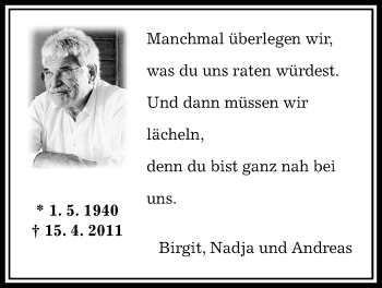 Traueranzeige von Klaus Aepfelbach von Wetterauer Zeitung
