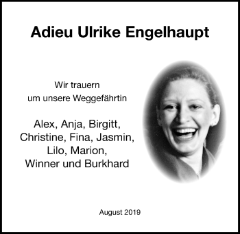 Traueranzeige von Ulrike Engelhaupt von Bad Vilbel/Karben