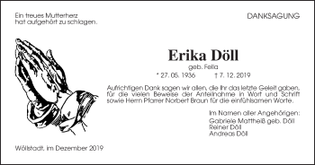 Traueranzeige von Reiner Döll von Wetterauer Zeitung