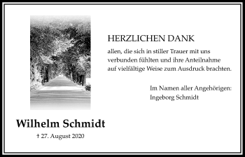 Traueranzeige von Wilhelm Schmidt von Wetterauer Zeitung
