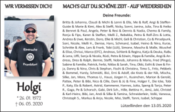 Traueranzeige von Holger Schnorr von Giessener Allgemeine, Alsfelder Allgemeine