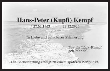 Traueranzeige von Hans-Peter Kempf von Wetterauer Zeitung