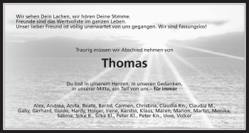Traueranzeige von Thomas Steppan von Wetterauer Zeitung