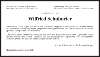 Traueranzeige von Wilfried Schulmeier von Wetterauer Zeitung