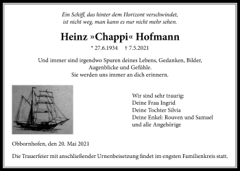 Traueranzeige von Heinz Hofmann von Licher Wochenblatt