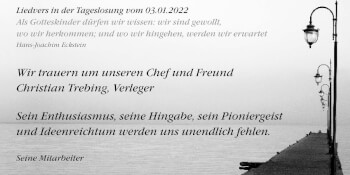 Traueranzeige von Christian Trebing von Wetterauer Zeitung