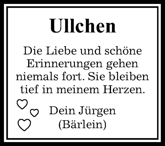 Traueranzeige von Ursula  Melcher von Wetterauer Zeitung