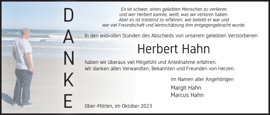 Traueranzeige von Herbert Hahn von Wetterauer Zeitung