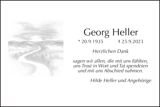 Traueranzeige von Georg Heller von Wetterauer Zeitung