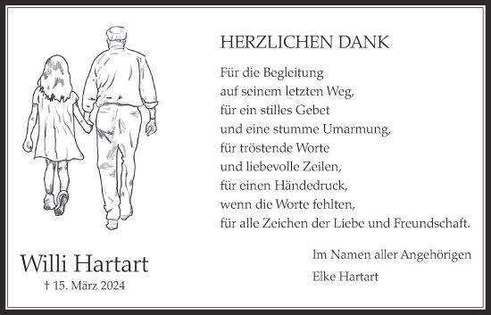 Traueranzeige von Willi Hartart von Wetterauer Zeitung