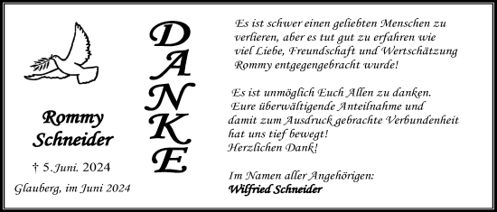 Traueranzeige von Rommy Schneider von Kreis-Anzeiger