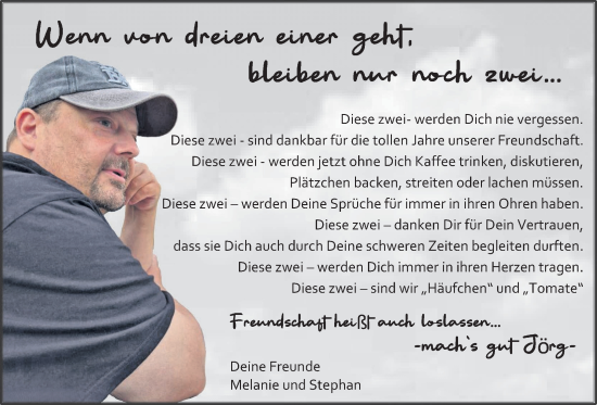 Traueranzeige von Jörg Böcher von Kreis-Anzeiger