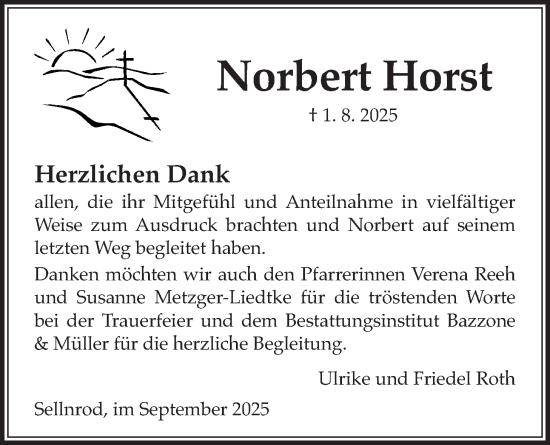 Traueranzeige von Norbert Horst von Mücker Stimme